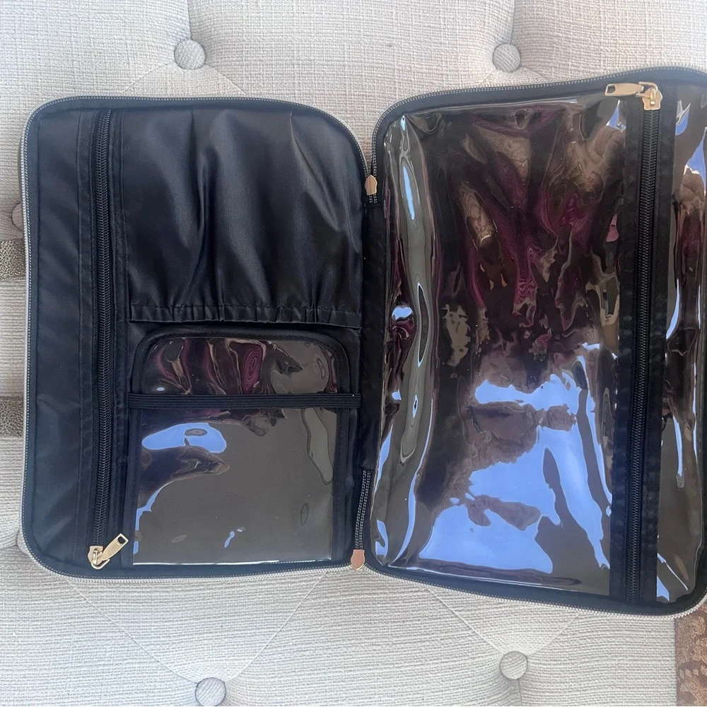 Sonia Kashuk Gold/Bronze Cosmetic Bags!NWOT!